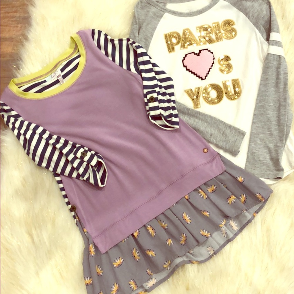 Girls lot of two tops size 10